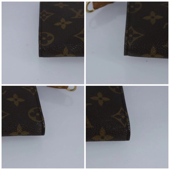 LOUIS VUITTON Monogram Bucket PM Accessory Pouch LV Auth 99773 - Picture 14 of 16